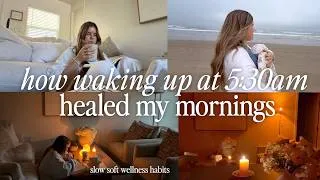 Thumbnail: My Slow 5:30 am Morning Routine that Changed My Life 🌞 (healthy habits)