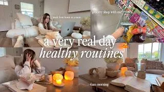 Thumbnail: Realistic Day in My Life: WFH Mom, 6am Healthy Habits + Grocery Haul
