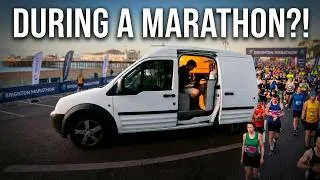 Thumbnail: I Stealth Camped in the Middle of a Marathon (Ford Transit Connect Microcamper)
