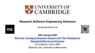 Thumbnail: RO-Crate: Packaging research outputs with their metadata for reproducibility across domains