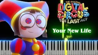 Thumbnail: Your New Life - EASY Piano Tutorial | The Amazing Digital Circus Ep 9
