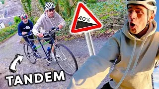 Thumbnail: Can We Ride a Tandem Bike up The Worlds Steepest Road?