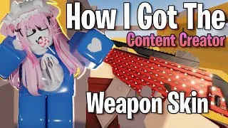 Thumbnail: How I got the "CONTENT CREATOR" Weapon Skin - (Roblox Arsenal)
