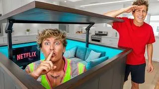 Thumbnail: I Built a SECRET ROOM in My New House!