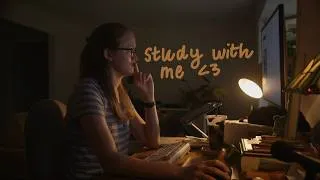 Thumbnail: late night study with me (50/10 split, rain sound)