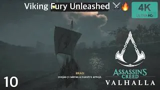 Thumbnail: Eivor Raids Saint Albanes Abbey – Viking Fury Unleashed ⚔️🔥Assassin's Creed Valhalla 10 - 4k