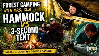Thumbnail: Couples Wild Camp in the Forest | Mrs. CLB Tries a Hammock