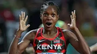 Thumbnail: Faith Kipyegon  as she sets a meeting record in Brussels for a 4th straight diamond league