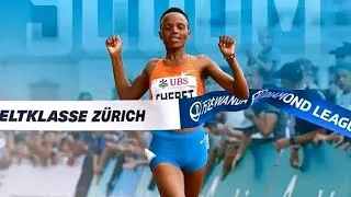 Thumbnail: Beatrice chebet won the women's 5000m title with an impressive time of 14:09.52 at Zurich