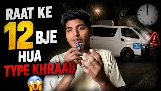 Thumbnail: Raat Ke 12 Baje Gaadi Ka Tyre Khraab 😱 | Mauritius Night Vlog | Real Struggle
