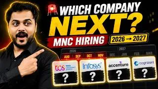 Thumbnail: TCS, Cognizant, Accenture & LTIMindtree Hiring Calendar 2026 | Complete Prep Plan for Freshers