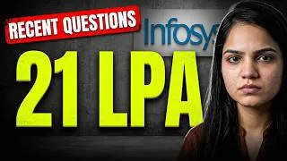 Thumbnail: Infosys Recent Exam Coding Questions | Solve These to Crack 21 LPA | Don't Miss!