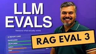 Thumbnail: Evaluating RAG: Testing the Generator & Full Pipeline with the RAG Triad | CampusX