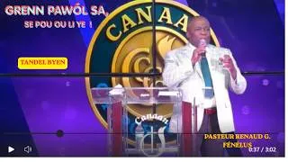 Thumbnail: My God !!!  Tande yon grenn pawol  Pasteur Renaud CCOG