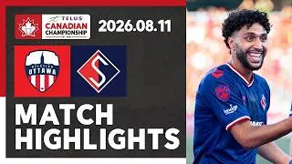 Thumbnail: HIGHLIGHTS: Atlético Ottawa vs. FC Supra du Québec | TELUS Canadian Championship Quarter-final Leg 2