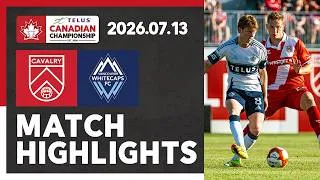 Thumbnail: HIGHLIGHTS: Cavalry FC vs Vancouver Whitecaps FC | TELUS Canadian Championship Quarter-Final Leg 2