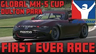 Thumbnail: Competing in the Global Mazda Mx-5 Cup - Oulton Park | First Race as a Rookie on iRACING!