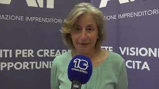Thumbnail: Fiumicino, Fiorella Compagnone alla guida dell'associazione "Imprenditori d'Italia" - Canale 10