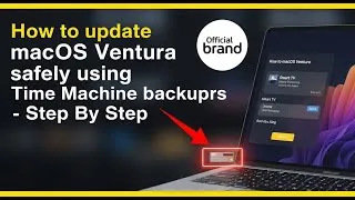 Thumbnail: How to update macOS Ventura safely using Time Machine backups - Step By Step
