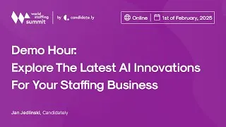 Thumbnail: Demo Hour: Explore the Latest AI Innovations for Your Staffing Business | WSS 2025