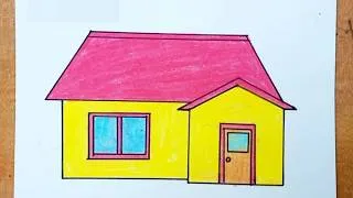 Thumbnail: How to Draw a House Easy |easy house drawing