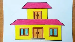 Thumbnail: How to Draw a House for Beginners |easy house drawing