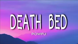 Thumbnail: Powfu - death bed (feat. Beabadoobee) Lyrics Video 