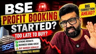 Thumbnail: BSE 🚨 Is PROFIT BOOKING Coming After This Massive Rally? #bse #nse #marketcrash #nifty #sensex 