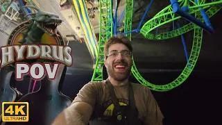Thumbnail: Hydrus Reverse POV (4K 60FPS), Casino Pier Gerstlauer Eurofighter Coaster | Non-Copyright