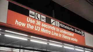 Thumbnail: Use 36 seconds to understand how the U3 Metro Line in Vienna works
