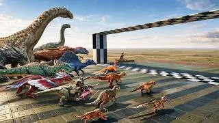 Thumbnail: ARK Ascended Race - All Creatures Speed Comparison