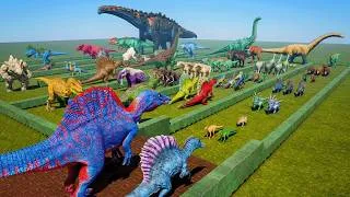 Thumbnail: Giga-Spino Strength Experiment | ARK Dino Comparison