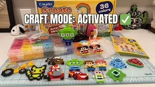 Thumbnail: Easy Fused Bead Projects for Kids | Caydo Unboxing + Cute 3D Toys | Toy Story, Sanrio, Pokémon