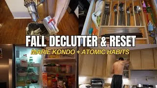 Thumbnail: Cozy Fall Declutter & Reset Routine 🍂 | 5 Tips Inspired by Marie Kondo + Atomic Habits