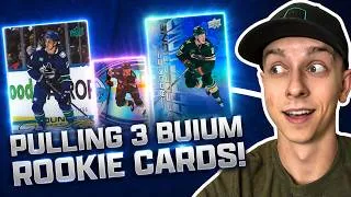 Thumbnail: Quads Rips: Quads pulls THREE Zeev Buium rookie cards! Upper Deck Extended series 2025-26