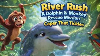 Thumbnail: River Rush: Dolphin and Monkey’s Brave Rescue Mission