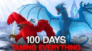Thumbnail: I Spent 100 Days Taming Them ALL In Ark Ragnarok [Ark Survival Ascended]