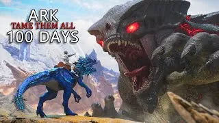 Thumbnail: I Spent 100 Days Taming Them ALL In Ark Extinction [Ark Survival Ascended]