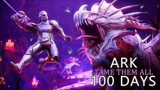 Thumbnail: I Spent 100 Days Taming them ALL In Ark Aberration [Ark Survival Ascended]