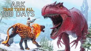Thumbnail: I Spent 100 Days Taming them ALL In Ark The Center [Ark Survival Ascended]