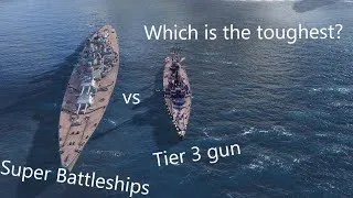 Thumbnail: Tier III gun vs Super Battleships armor
