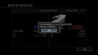 Thumbnail: inhuman piloting ability [armored core for answer]