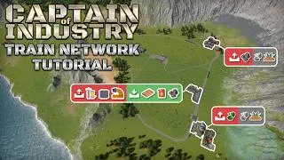 Thumbnail: Captain of Industry - Train Network Tutorial