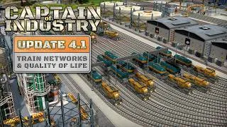 Thumbnail: Captain of Industry - Update 4.1 Train Networks and Quality of Life
