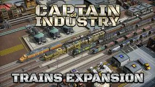 Thumbnail: Captain of Industry - Trains Expansion DLC Launch Trailer