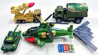Thumbnail: Unboxing RemoteControl Military Cannon Truck,EV Fighter jet,RC Military transport truck,EV 3D Snail