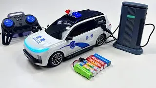 Thumbnail: Unboxing RC New energy police car, Ev Medical ambulance,RC Drift Racing,Spider-Man Robot