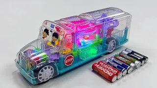 Thumbnail: Unboxing EV 3D school bus,RC Shark model car,RC Hamburger toy car,Tiger Bus