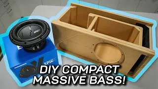 Thumbnail: Big bass, small space! 8" Custom Slot Port Subwoofer Box STEP-BY-STEP AudioControl EPICX