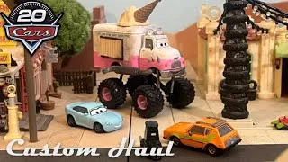 Thumbnail: Disney Cars New Custom Diecast Showcase #8 (Cap’n Long Leggy, Dino Park, Rod Redline, Wedding)